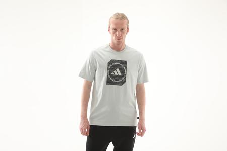 adidas M C Camo Box T Erkek T-Shirt Gri