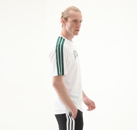 adidas M C Colleg Tee Erkek T-Shirt Beyaz