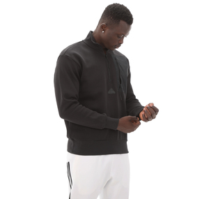 adidas M Ce Fl Hz Erkek Sweatshirt Siyah