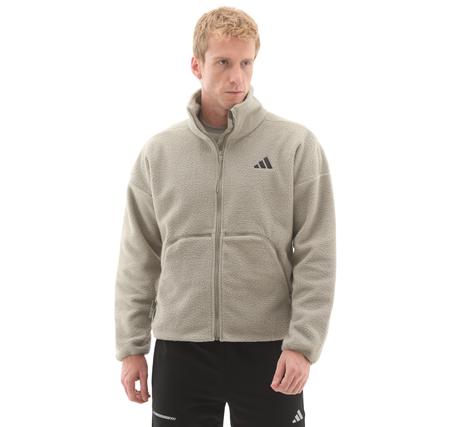 adidas M Ct Fleece Fz Erkek Ceket Gri adidas M Ct Fleece Fz Erkek Ceket Gri