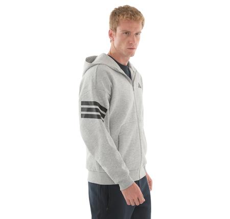 adidas M Fı 3S Fz Erkek Ceket Gri