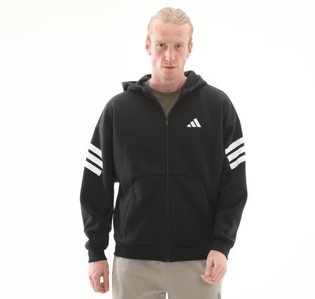 adidas M Fı 3S Fz Erkek Ceket Siyah