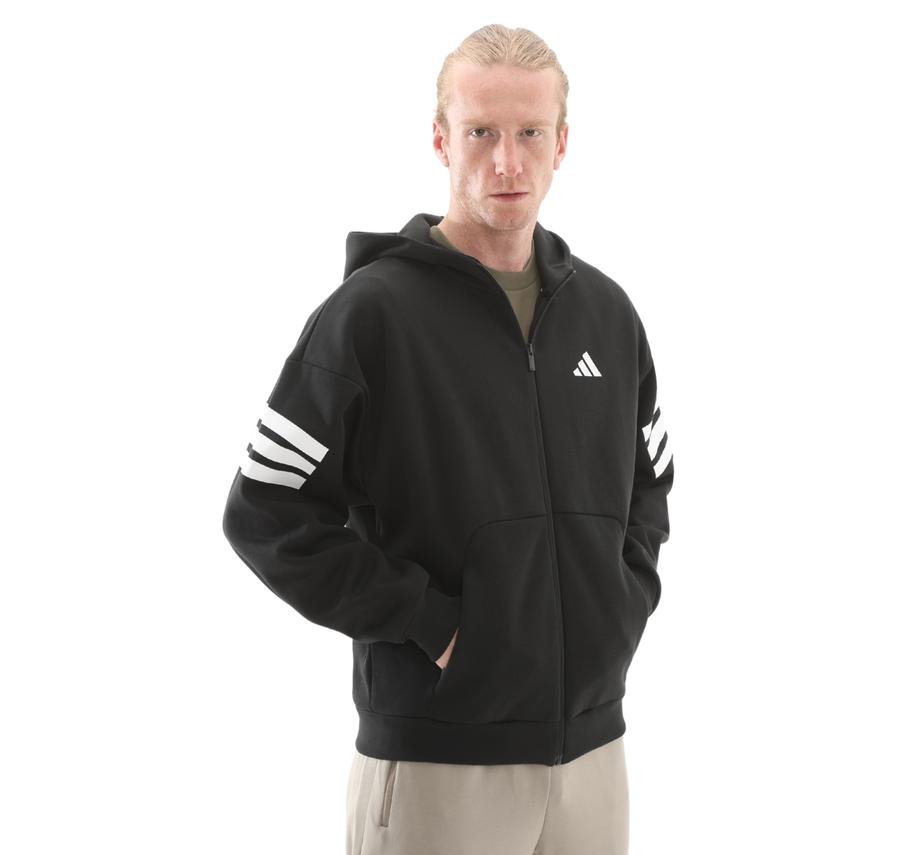 adidas M Fı 3S Fz Erkek Ceket Siyah adidas M Fı 3S Fz Erkek Ceket Siyah