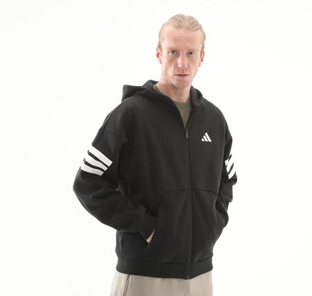 adidas M Fı 3S Fz Erkek Ceket Siyah