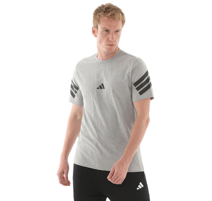 adidas M Fı 3S Reg T Erkek T-Shirt Gri adidas M Fı 3S Reg T Erkek T-Shirt Gri
