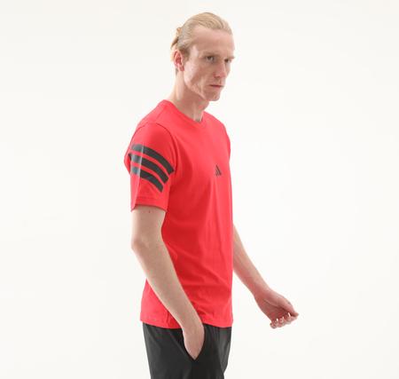 adidas M Fı 3S Reg T Erkek T-Shirt Kırmızı