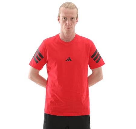 adidas M Fı 3S Reg T Erkek T-Shirt Kırmızı
