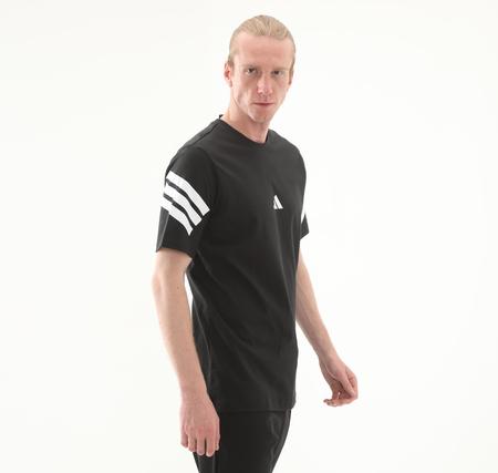 adidas M Fı 3S Reg T Erkek T-Shirt Siyah