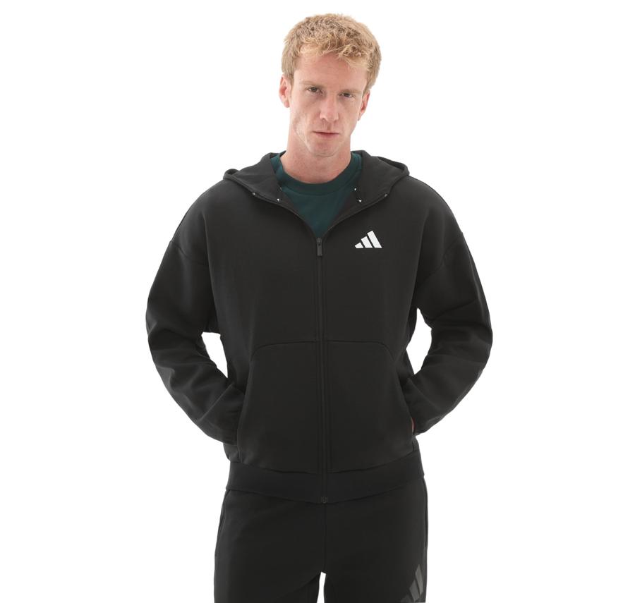 adidas M Fı Sl Fz Erkek Ceket Siyah adidas M Fı Sl Fz Erkek Ceket Siyah