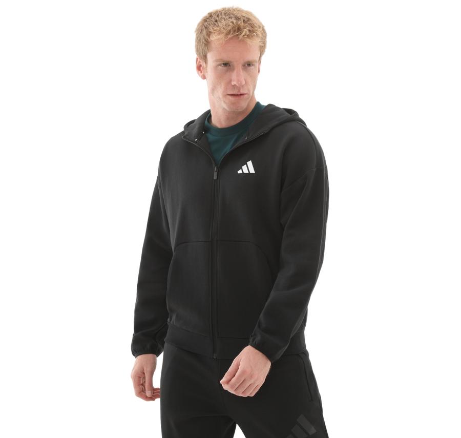 adidas M Fı Sl Fz Erkek Ceket Siyah adidas M Fı Sl Fz Erkek Ceket Siyah