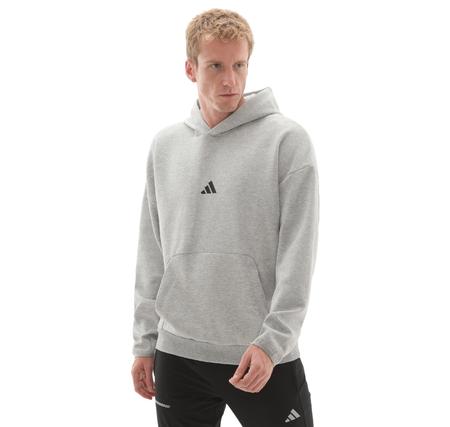 adidas M Fı Sl Hd Erkek Sweatshirt Gri adidas M Fı Sl Hd Erkek Sweatshirt Gri