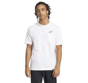 adidas M L Slıde Pkt T Erkek T-Shirt Beyaz