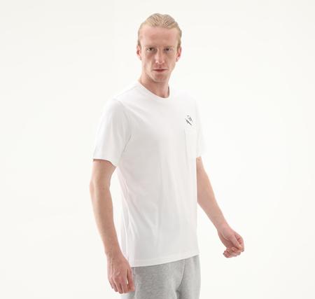 adidas M L Slıde Pkt T Erkek T-Shirt Beyaz