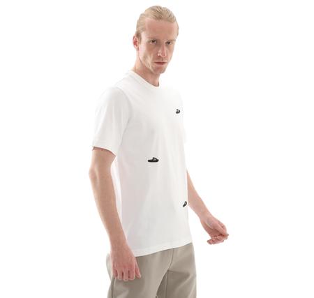 adidas M L Slıdes Tee Erkek T-Shirt Beyaz