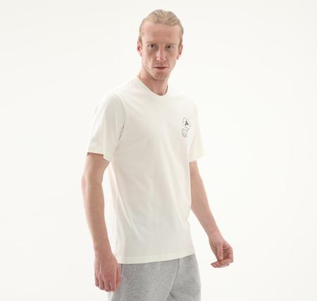 adidas M L Verb Cır T Erkek T-Shirt Beyaz
