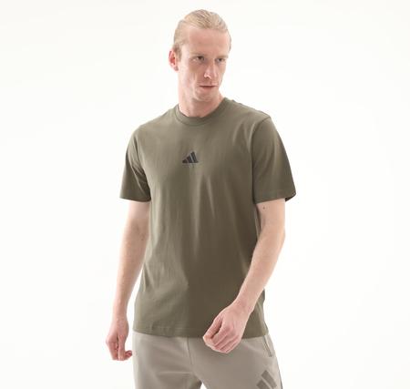 adidas M Sl Sj T Erkek T-Shirt Yeşil