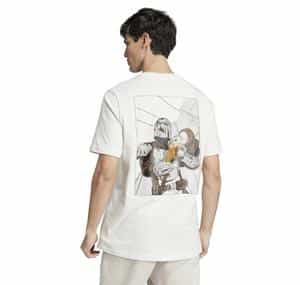 adidas X Star Wars The Mandalorian Erkek T-Shirt Beyaz