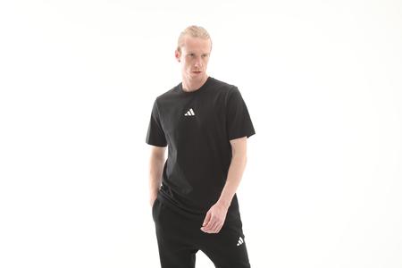 adidas M T Ce Space T Erkek T-Shirt Siyah