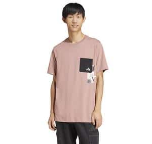 adidas M T Lens Pkt T Erkek T-Shirt Pembe
