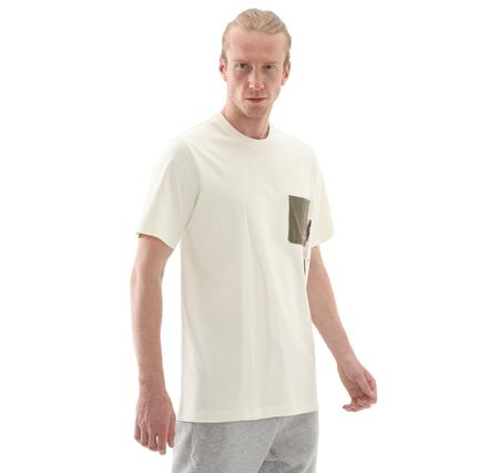 adidas M T Lens Pkt T Erkek T-Shirt Beyaz