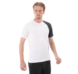 adidas M Trn T Erkek T-Shirt Beyaz