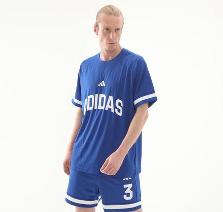 adidas M Us Sport Tee Erkek T-Shirt Mavi