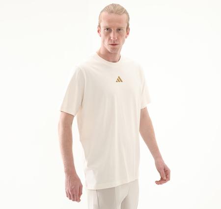 adidas M Yoga G T Erkek T-Shirt Krem