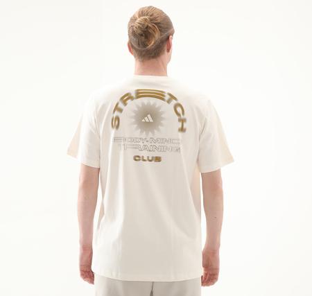 adidas M Yoga G T Erkek T-Shirt Krem