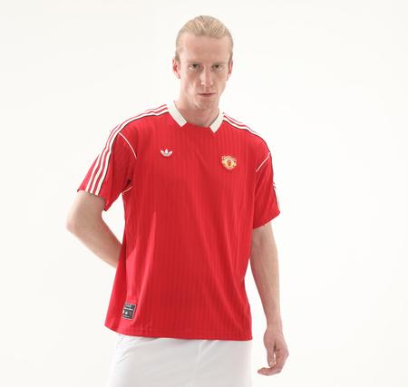 adidas Manchester United Icon Erkek T-Shirt Kırmızı