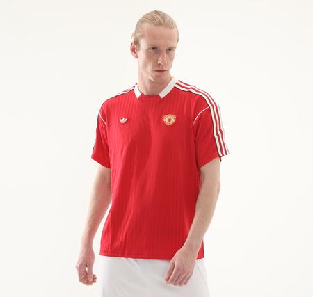 adidas Manchester United Icon Erkek T-Shirt Kırmızı