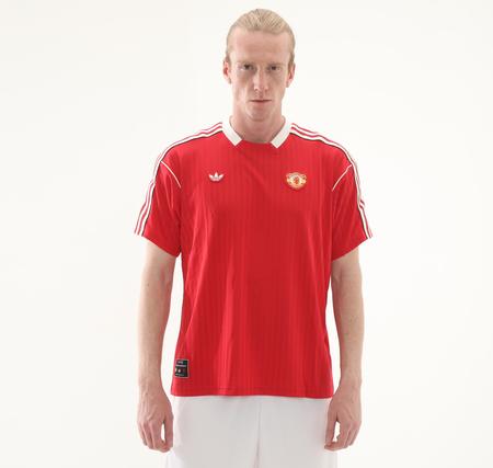adidas Manchester United Icon Erkek T-Shirt Kırmızı