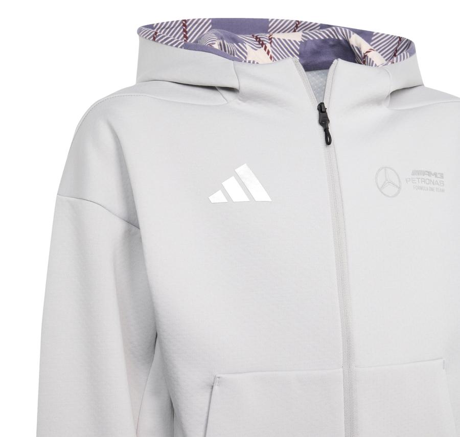 adidas Mercedes - Amg Sıl Fz Hd Y Çocuk Ceket Gri adidas Mercedes - Amg Sıl Fz Hd Y Çocuk Ceket Gri