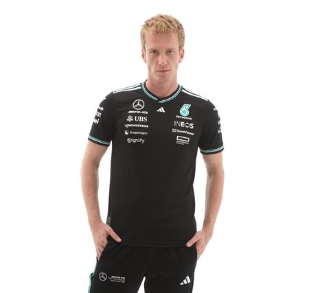 adidas Mercedes - Amg Petronas Formula One Team Drıver Erkek T-Shirt Siyah