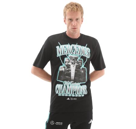 adidas Mercedes - Amg Petronas Formula One Team Graphic Erkek T-Shirt Siyah