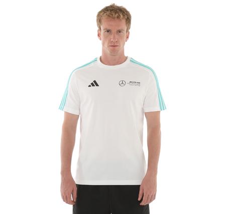 adidas Mercedes Dna Tee M Erkek T-Shirt Beyaz