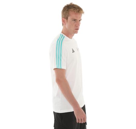 adidas Mercedes Dna Tee M Erkek T-Shirt Beyaz