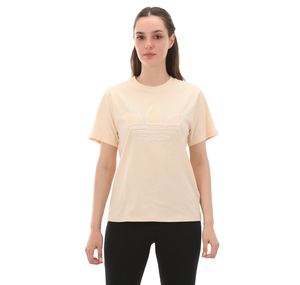 adidas Monogram Tee Kadın T-Shirt Krem