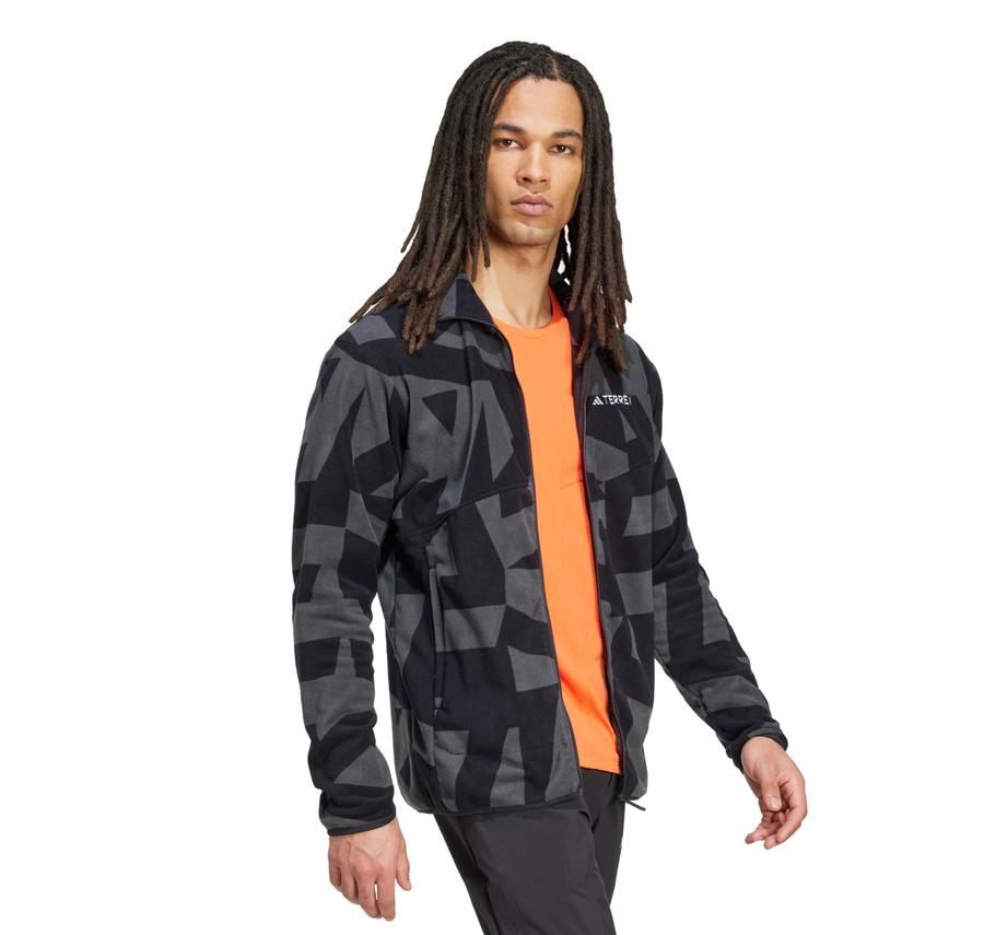 adidas Mt Aop Fz Fl Erkek Ceket Siyah adidas Mt Aop Fz Fl Erkek Ceket Siyah