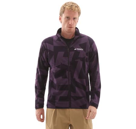 adidas Mt Aop Fz Fl Erkek Ceket Mor adidas Mt Aop Fz Fl Erkek Ceket Mor