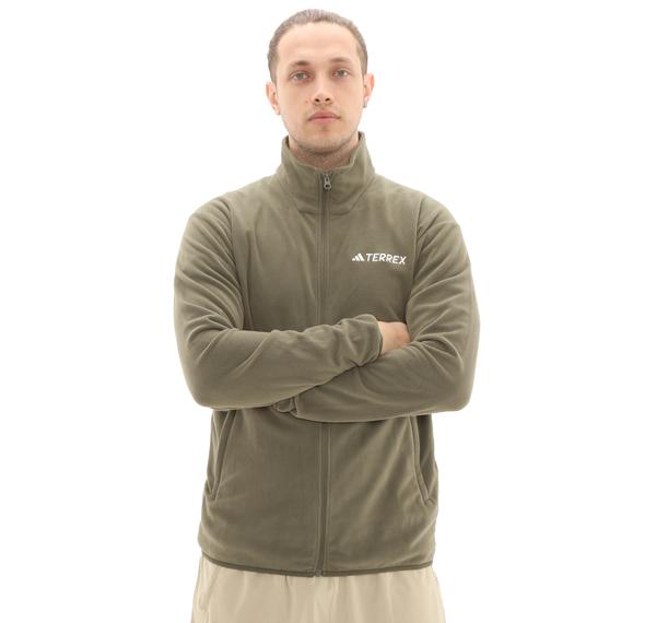 adidas Mt Ess Fz Fl Erkek Ceket Haki adidas Mt Ess Fz Fl Erkek Ceket Haki