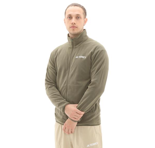 adidas Mt Ess Fz Fl Erkek Ceket Haki adidas Mt Ess Fz Fl Erkek Ceket Haki