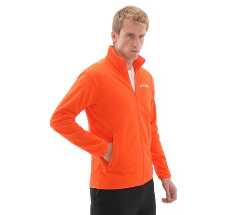 adidas Mt Ess Fz Fl Erkek Ceket Turuncu