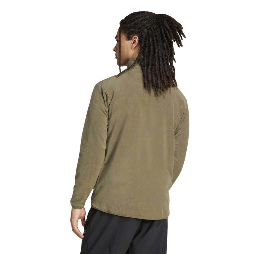 adidas Terrex Mt Ess Hz Fl Erkek Sweatshirt Haki adidas Terrex Mt Ess Hz Fl Erkek Sweatshirt Haki