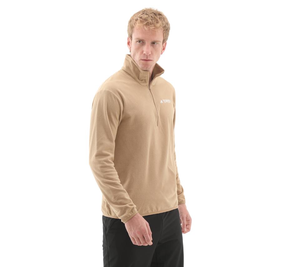 adidas Mt Ess Hz Fl Erkek Sweatshirt Kahve adidas Mt Ess Hz Fl Erkek Sweatshirt Kahve