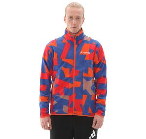 adidas Mt Terrex Aop Fz Fl Erkek Ceket Mavi