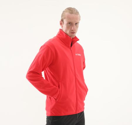 adidas Multi Essentials Terrex Erkek Ceket Kırmızı
