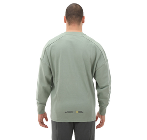 adidas Natgeo Crwswt Erkek Sweatshirt Yeşil