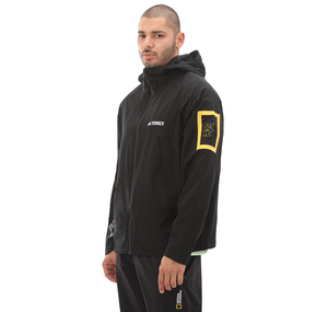 adidas National Geographic Wındstopper® Erkek Yağmurluk-Rüzgarlık Siyah