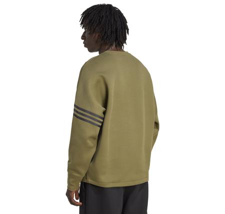 adidas Nc Ls Os Crew Erkek Sweatshirt Haki