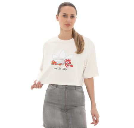 adidas Nelson T-Shirt Kadın T-Shirt Beyaz